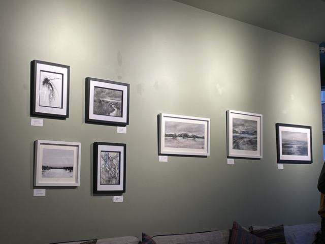 Hand-made charcoal work