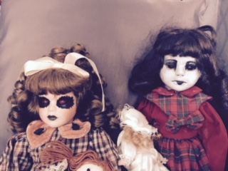 Spooky Dolls - painted porcelain dolls collection