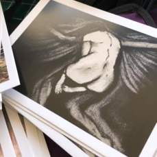 Empty Wishes (Charcoal) - Postcard Print
