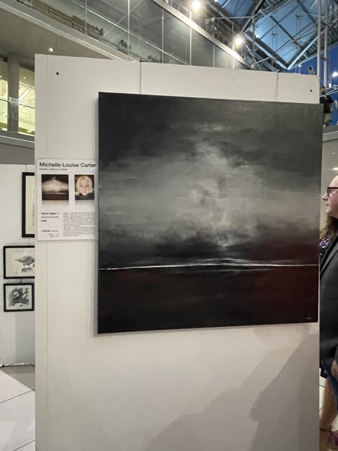 'Alone Again, I' - hand-made pigments mixed with oil. 